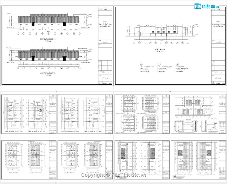 Nhà xưởng 60x68m,Thiết kế nhà máy sản xuất 1.2ha,Bản vẽ nhà máy khung thép tiền chế,Thiết kế nhà xưởng khung thép Zaminl,Nhà máy bảo dưỡng 80x140m